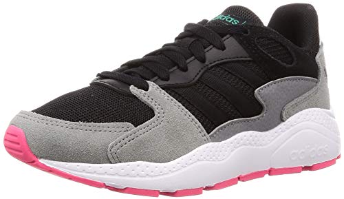 Adidas Crazychaos, Zapatillas para Correr Mujer, núcleo Negro/núcleo Negro/Real Pink S18, 35 EU
