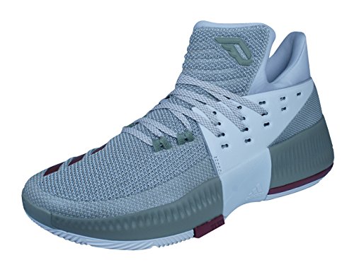 adidas D Lillard Dame 3 Zapatillas de Baloncesto para Hombre - verde-Grey-46.67