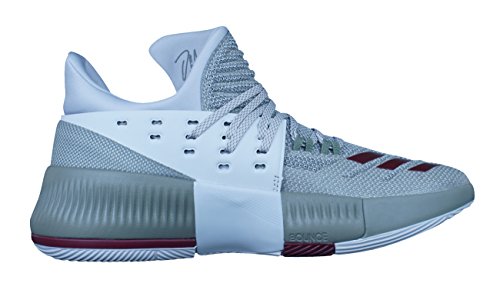 adidas D Lillard Dame 3 Zapatillas de Baloncesto para Hombre - verde-Grey-46.67