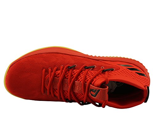 adidas Dame 4, Zapatos de Baloncesto Hombre, Rojo (Scarle/Hirere/Cblack Scarle/Hirere/Cblack), 48 2/3 EU