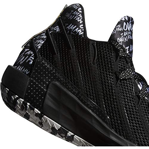 Adidas Dame 7 Black/Silvermet Basketball Shoes 8