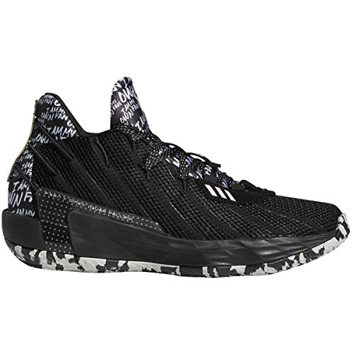 Adidas Dame 7 Black/Silvermet Basketball Shoes 8