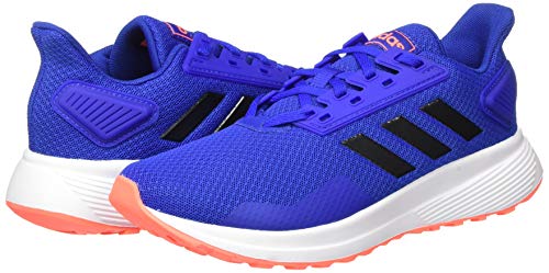 adidas Duramo 9 K, Zapatillas para Correr, Team Royal Blue/Core Black/Signal Coral, 33 EU