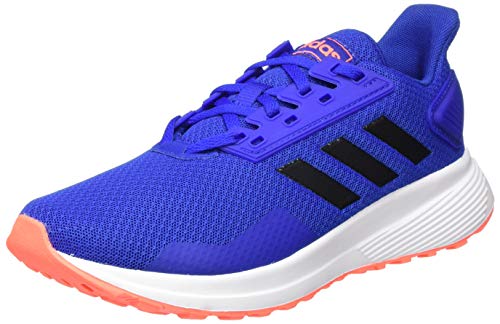 adidas Duramo 9 K, Zapatillas para Correr, Team Royal Blue/Core Black/Signal Coral, 33 EU