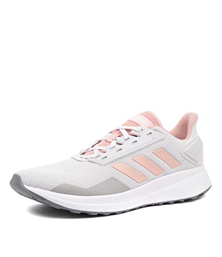 Adidas Duramo 9, Zapatillas Mujer, Gris (Dash Grey/Pink Spirit/Footwear White), 41 1/3 EU