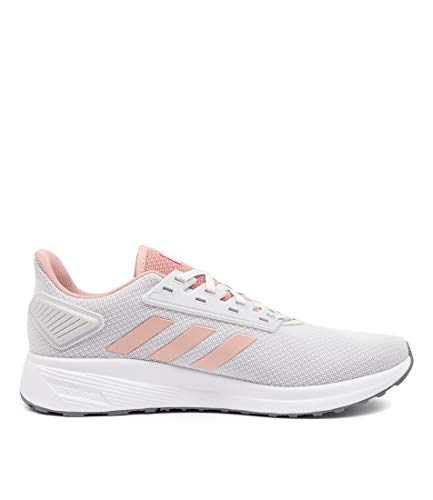 Adidas Duramo 9, Zapatillas Mujer, Gris (Dash Grey/Pink Spirit/Footwear White), 41 1/3 EU