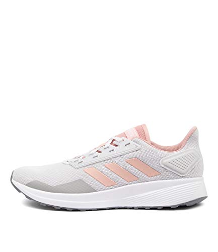 Adidas Duramo 9, Zapatillas Mujer, Gris (Dash Grey/Pink Spirit/Footwear White), 41 1/3 EU