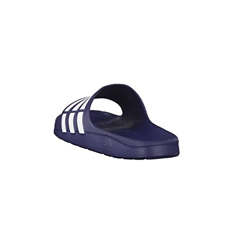 adidas Duramo Slide, Chanclas Unisex Adulto, Azul (New Navy/White/New Navy), 54 EU
