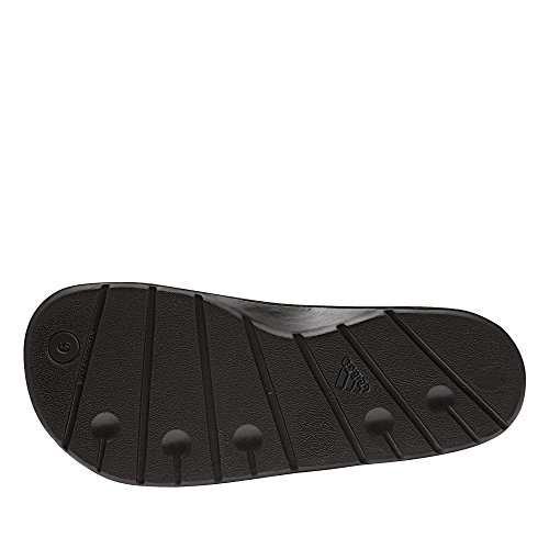 adidas Duramo Slide, Chanclas Unisex Adulto, Negro (Black/White/Black), 38 EU