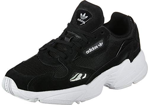 adidas Falcon W, Running Shoe Mujer, Core Black/Core Black/Footwear White, 39 1/3 EU