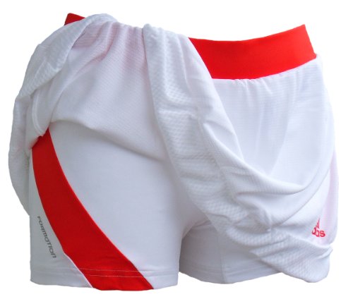 adidas - Falda de pádel para Mujer, tamaño S, Color Blanco/Core Energy