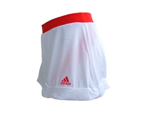 adidas - Falda de pádel para Mujer, tamaño S, Color Blanco/Core Energy