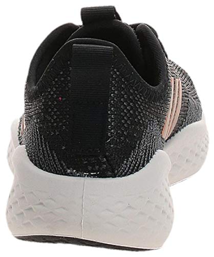 adidas Fluidflow, Zapatillas para Correr Mujer, Core Black Tactile Gold Met F17 Grey Six, 40 EU