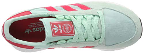 adidas Forest Grove W, Zapatillas de Gimnasia Mujer, Verde (Clear Mint/Active Pink/Chalk White Clear Mint/Active Pink/Chalk White), 36.5 EU