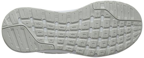 adidas Galaxy 4, Zapatillas de Entrenamiento Mujer, Blanco (Footwear White/Grey/Aero Blue 0), 44 2/3 EU