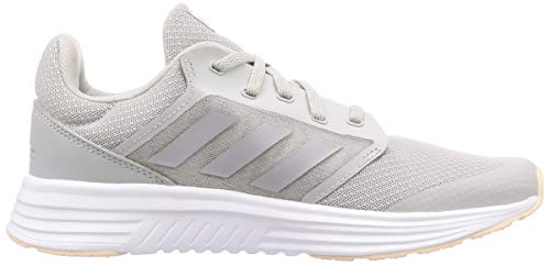 Adidas Galaxy 5, Zapatillas de Correr Mujer, Gris (Grey/Glory Grey/Pink Tint), 38 EU