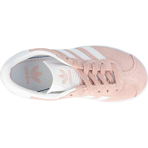 adidas Gazelle C, Zapatillas de Gimnasia Unisex Niños, Rosa (Icey Pink F17/Ftwr White/Gold Met. Icey Pink F17/Ftwr White/Gold Met.), 31 1/2 EU