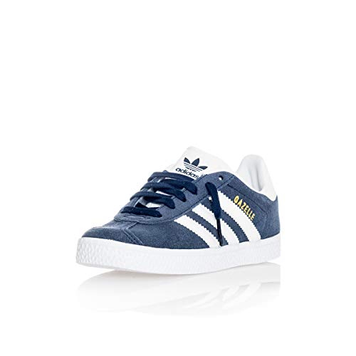 adidas Gazelle C, Zapatillas Unisex Niños, Azul (Collegiate Navy/Footwear White/Footwear White 0), 34 EU