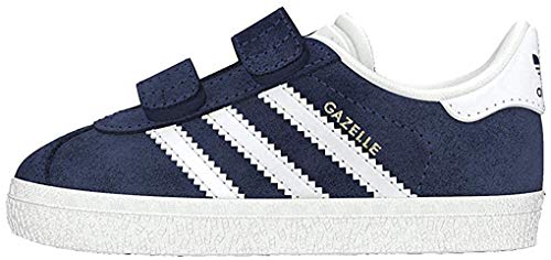 Adidas Gazelle CF I, Zapatillas Unisex niños, Azul (Collegiate Navy/Footwear White/Footwear White 0), 26 EU