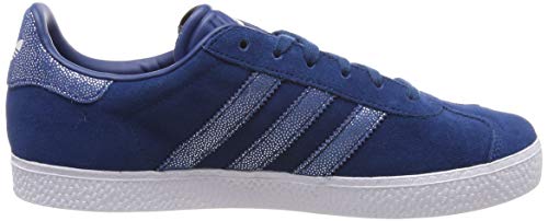 adidas Gazelle J, Zapatillas de Gimnasia Unisex Adulto, Azul (Legend Marine/Legend Marine/FTWR White Legend Marine/Legend Marine/FTWR White), 38 2/3 EU