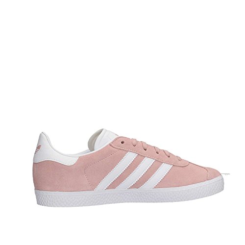 adidas Gazelle J, Zapatillas de Gimnasia Unisex Niños, Rosa (Icey Pink F17/Ftwr White/Gold Met. Icey Pink F17/Ftwr White/Gold Met.), 35.5 EU