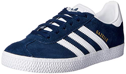 adidas Gazelle J, Zapatillas Unisex Adulto, Azul (Collegiate Navy/Footwear White/Footwear White 0), 37 1/3 EU