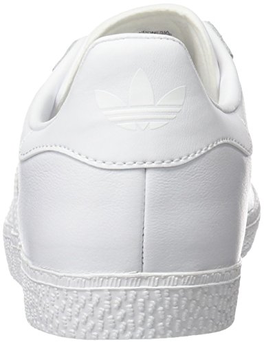 adidas Gazelle J, Zapatillas Unisex Adulto, Blanco (Footwear White/Footwear White/Footwear White), 38 2/3 EU
