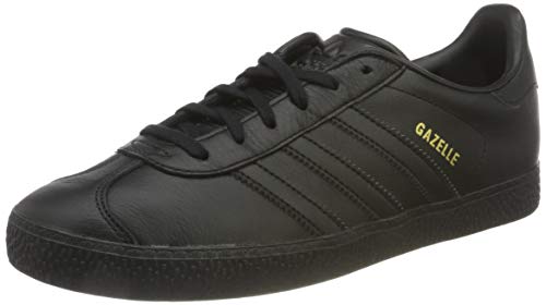 adidas Gazelle J, Zapatillas Unisex Adulto, Negro (Core Black/Core Black/Core Black 0), 37 1/3 EU