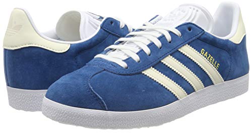 adidas Gazelle W, Zapatillas de Gimnasia Mujer, Azul (Legend Marine/Ecru Tint S18/Ftwr White Legend Marine/Ecru Tint S18/Ftwr White), 44 EU