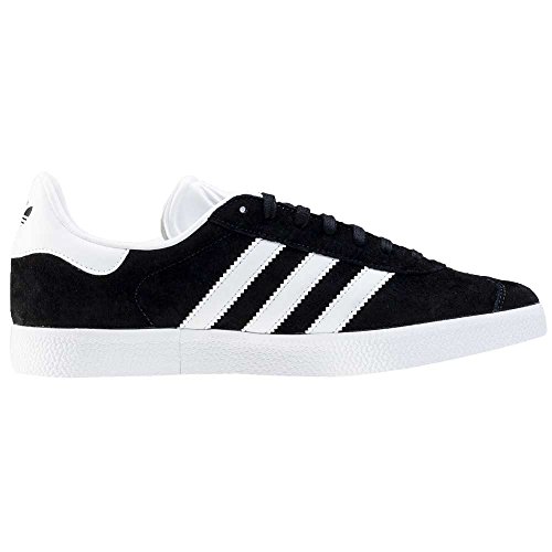 adidas Gazelle, Zapatillas de deporte Unisex Adulto, Varios colores (Core Black/White/Gold Metalic), 45 1/3 EU