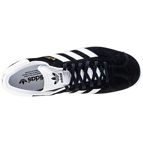 adidas Gazelle, Zapatillas de deporte Unisex Adulto, Varios colores (Core Black/White/Gold Metalic), 45 1/3 EU