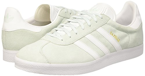 adidas Gazelle, Zapatillas de deporte Unisex Adulto, Varios colores (Ice Mint/White/Gold Metalic), 36 2/3 EU