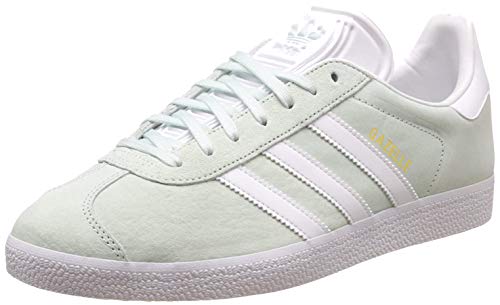 adidas Gazelle, Zapatillas de deporte Unisex Adulto, Varios colores (Ice Mint/White/Gold Metalic), 36 2/3 EU