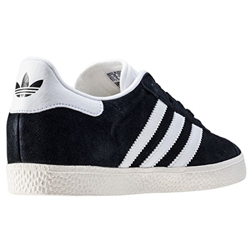 adidas Gazelle, Zapatillas Unisex Niños, Negro (Core Black/Ftwr White/Gold Metallic), 33 EU