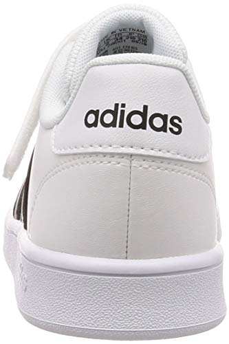 Adidas Grand Court C, Zapatillas de Tenis, Blanco (Ftwbla/Negbás/Ftwbla 000), 30 EU