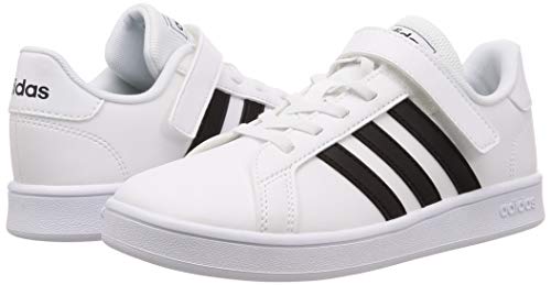 Adidas Grand Court C, Zapatillas de Tenis, Blanco (Ftwbla/Negbás/Ftwbla 000), 30 EU