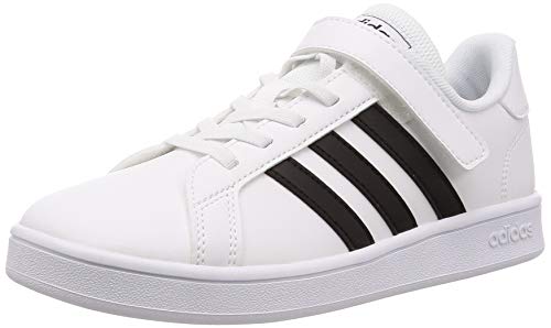 Adidas Grand Court C, Zapatillas de Tenis, Blanco (Ftwbla/Negbás/Ftwbla 000), 30 EU