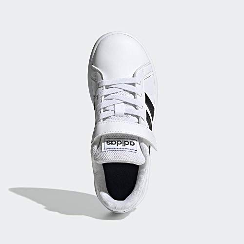 Adidas Grand Court C, Zapatillas de Tenis, Blanco (Ftwbla/Negbás/Ftwbla 000), 30 EU