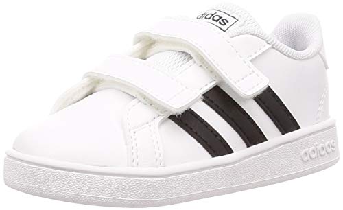 adidas Grand Court I, Zapatillas de Estar por casa, Blanco (Ftwbla/Negbás/Ftwbla 000), 26 EU