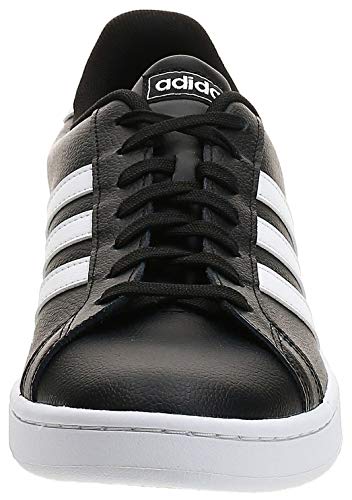 Adidas Grand Court, Zapatillas de Tenis Hombre, Negro (Negbás/Ftwbla/Ftwbla 000), 42 2/3 EU