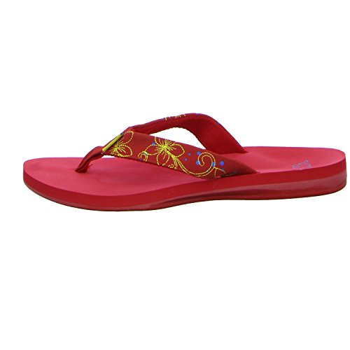 adidas Halulu, Chanclas para Mujer, Rojo (Red/Yellow 2040), 38 EU