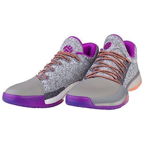 Adidas - Harden Vol 1 - BW0549 - El Color: Grises-Blanco-Violeta - Talla: 46.6