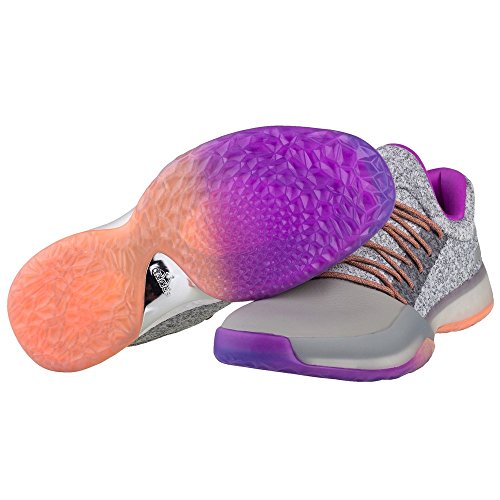 Adidas - Harden Vol 1 - BW0549 - El Color: Grises-Blanco-Violeta - Talla: 46.6