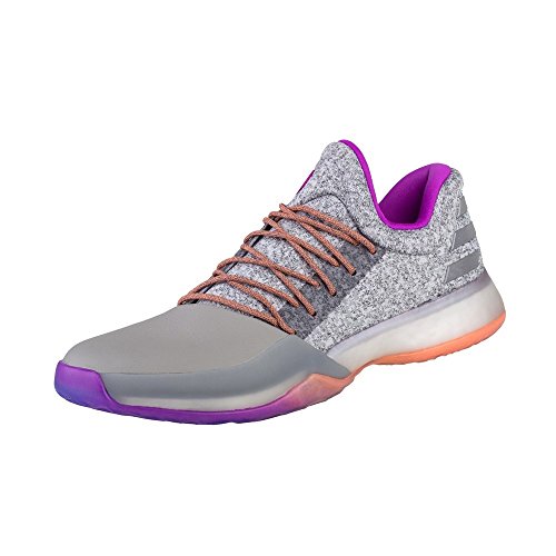 Adidas - Harden Vol 1 - BW0549 - El Color: Grises-Blanco-Violeta - Talla: 46.6