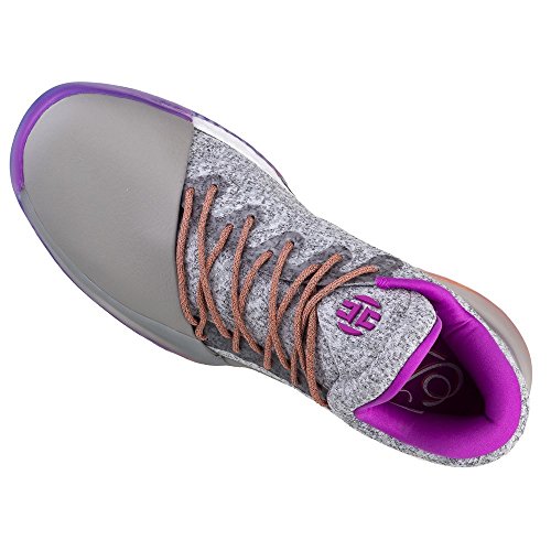Adidas - Harden Vol 1 - BW0549 - El Color: Grises-Blanco-Violeta - Talla: 46.6