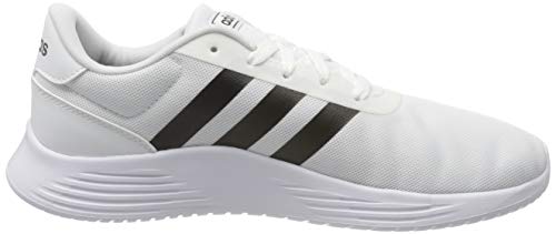 adidas Lite Racer 2.0, Zapatillas para Correr Hombre, FTWR White/Core Black/FTWR White, 42 2/3 EU