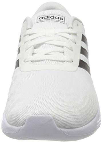 adidas Lite Racer 2.0, Zapatillas para Correr Hombre, FTWR White/Core Black/FTWR White, 42 2/3 EU