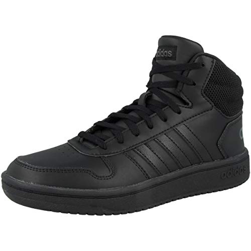 adidas Mid Hoops 2.0 Mid - Zapatillas deportivas para mujer, color Negro, talla 38 2/3 EU