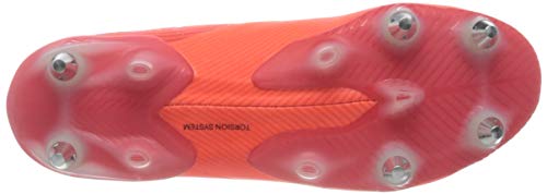 adidas Nemeziz 19.1 SG, Zapatillas de fútbol Hombre, CORSEN/NEGBÁS/ROJGLO, 44 EU