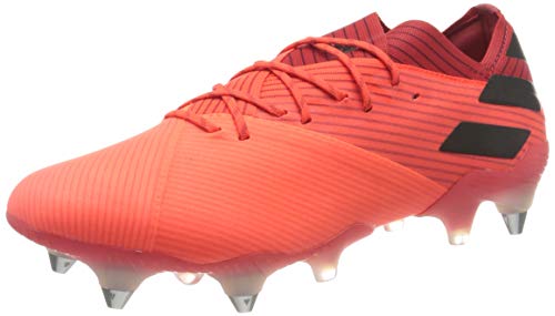 adidas Nemeziz 19.1 SG, Zapatillas de fútbol Hombre, CORSEN/NEGBÁS/ROJGLO, 44 EU